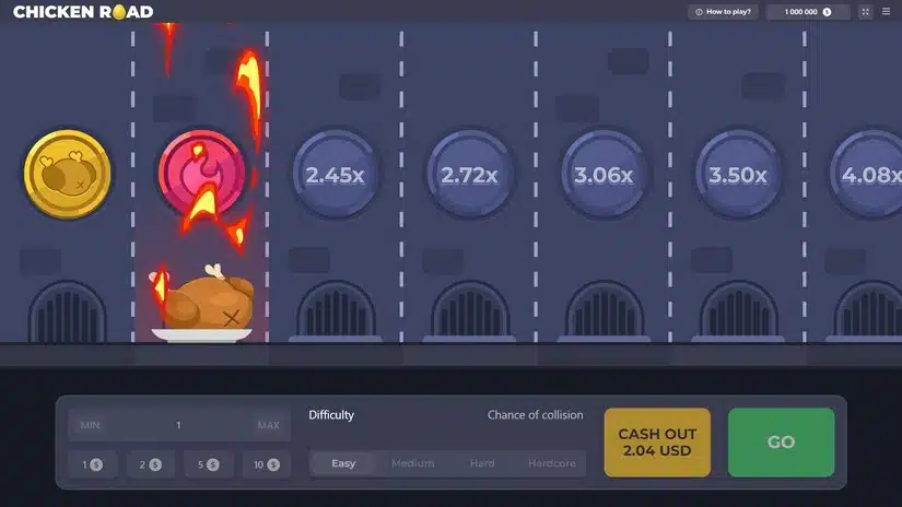 Ajuster les niveaux de difficulté dans Chicken Road 2.0.
